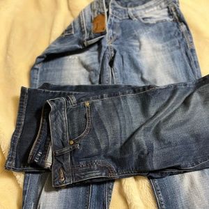 Womens Jeans 2 Pair Express Size 8